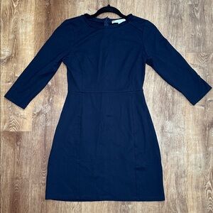 Women’s Jude Connally Elegant Navy Blue Dress‎ Size Small Made in USA